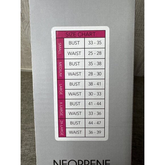 Slim & Trim Neoprene Slimming Hourglass Tank Top Women Size Small Exercise - Picture 3 of 3